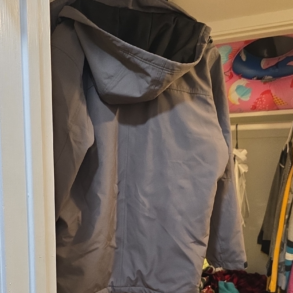 Weatherproof Gray Performance Jacket High Collar … - image 3